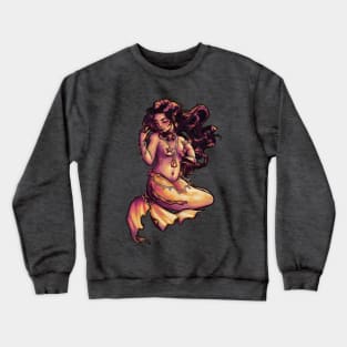 mermaid at twilight Crewneck Sweatshirt